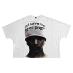 T-Shirt Streetwear Cropped Boxy Tee Unisex Cotton 280 GSM Heavyweight Casual Tee