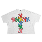 T-Shirt Yankee Multicolor Cropped Boxy Streetwear Tee True To Size 280 GSM Everyday Casual Top